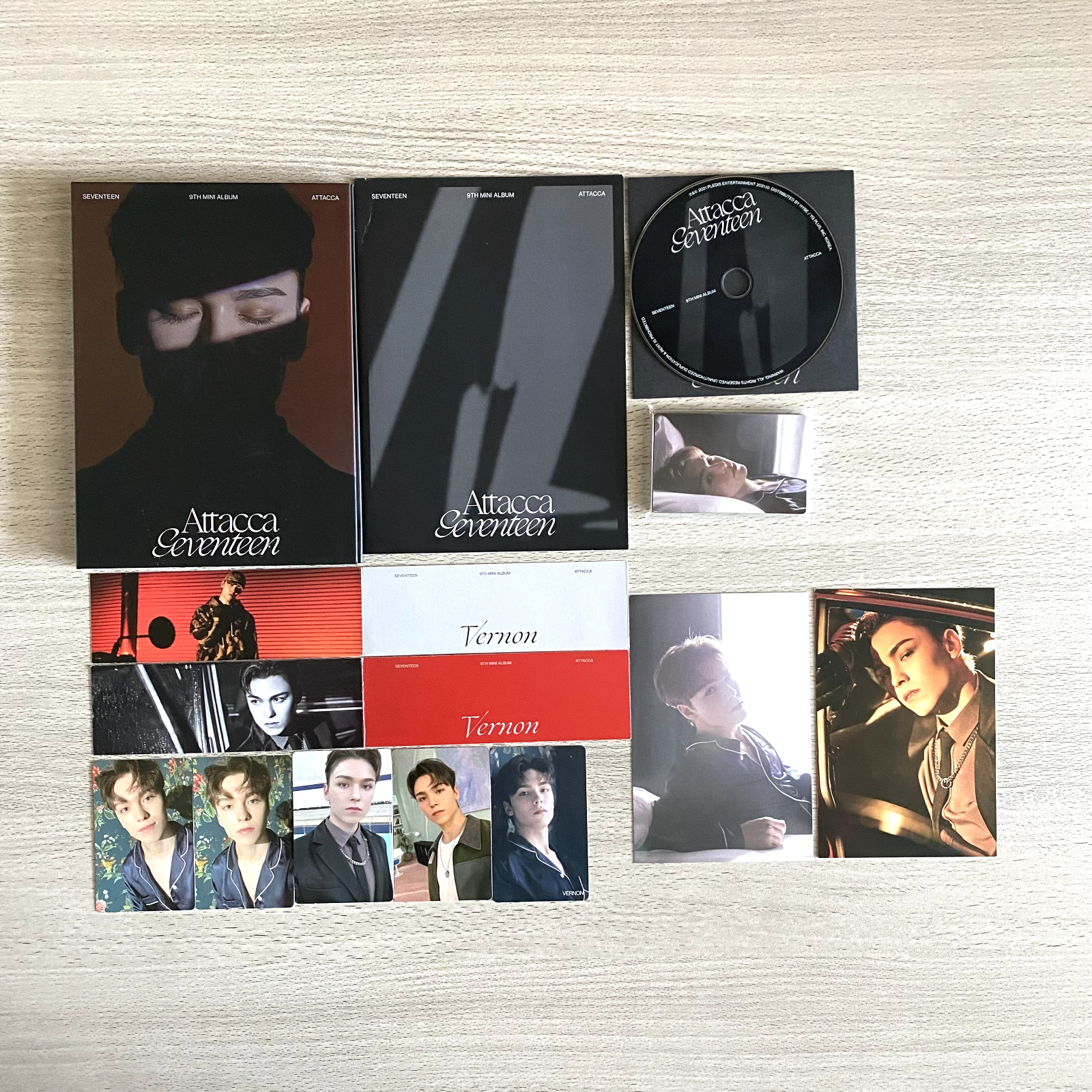 SEVENTEEN  特典トレカセット VERNON 匿名配送】SEVENTEEN バーノンVERNON トレカセット - メルカリ