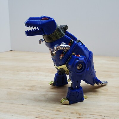 Vintage Transformers Dinobot G2 Grimlock Blue 1993 Hasbro No Accessories