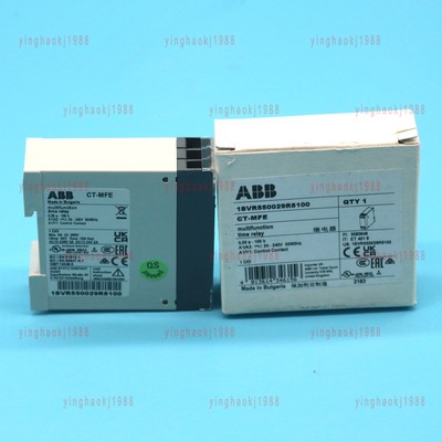One New ABB CT-MFE Time Relay 0.05s-100h 24-240VAC/DC spot stocks