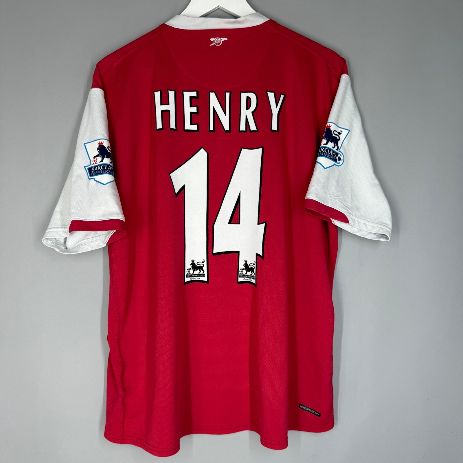 ARSENAL LONDON 2006 2007 HOME FOOTBALL SHIRT JERSEY #14