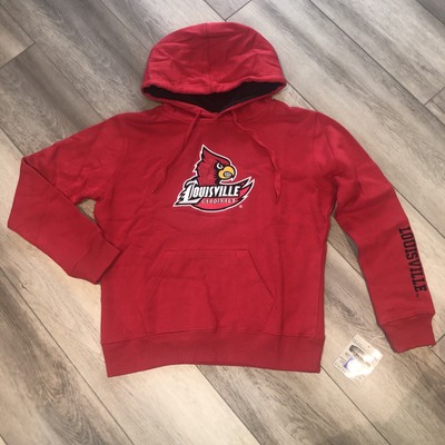 Stadium Athletics Louisville Cardinals Hooded Sweatshirt Womens Size Small NWT