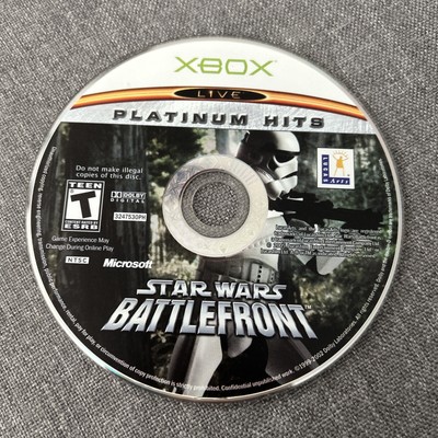 Star Wars: Battlefront PLATNIUM HITS Microsoft Original Xbox 2004 - DISC ONLY
