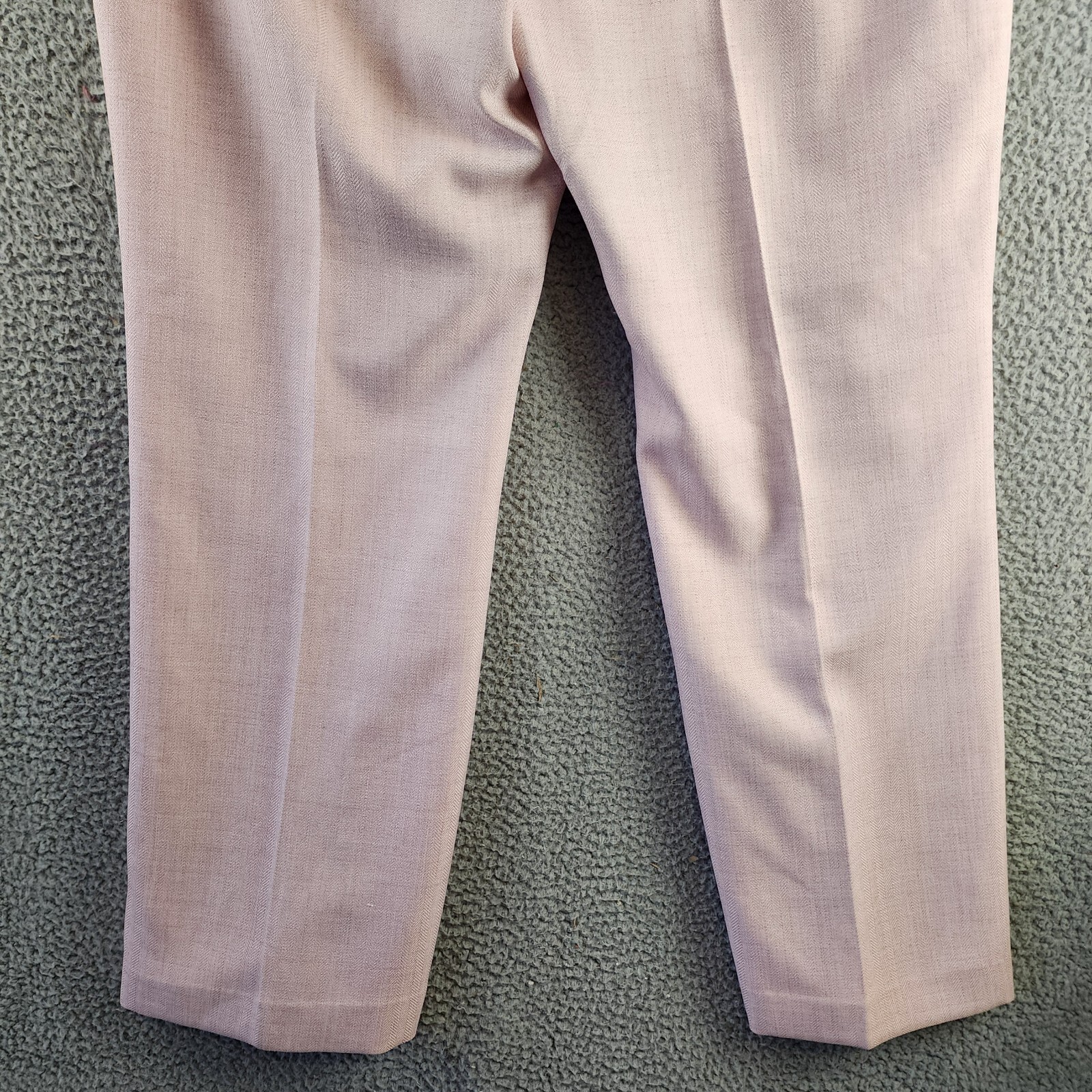 Le Suit Plus Size Herringbone Pants Women's 16 Light Blossom Multi Long Sleeve - Picture 14 of 15