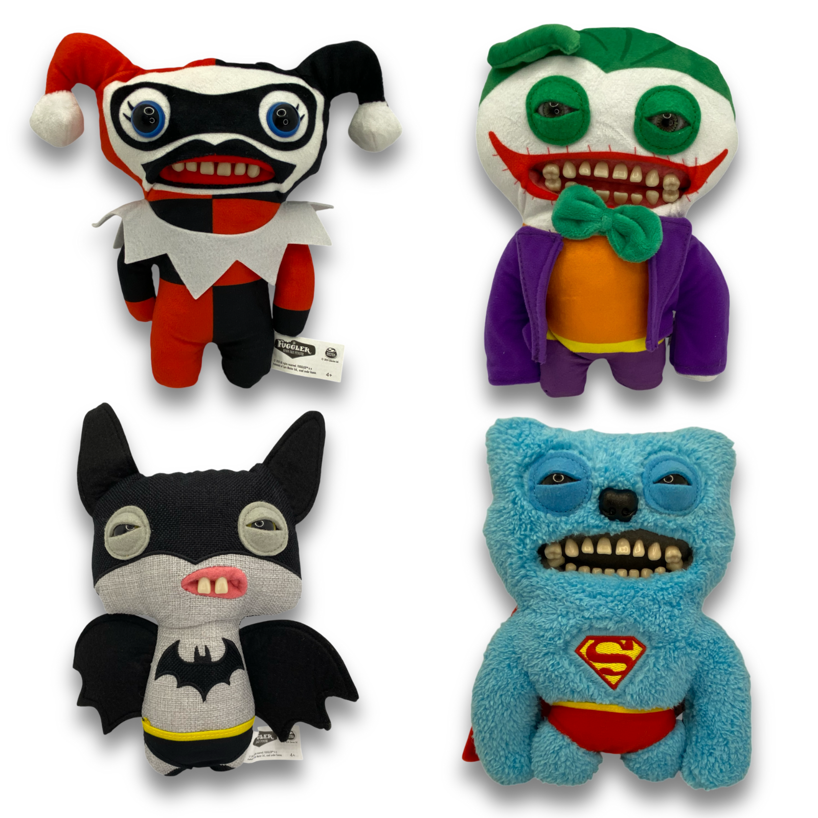 ★FUGGLER★ set harlequin plush joker plush Fuggler CHOOSE NEW DC Batman Superman Joker Harley Quinn
