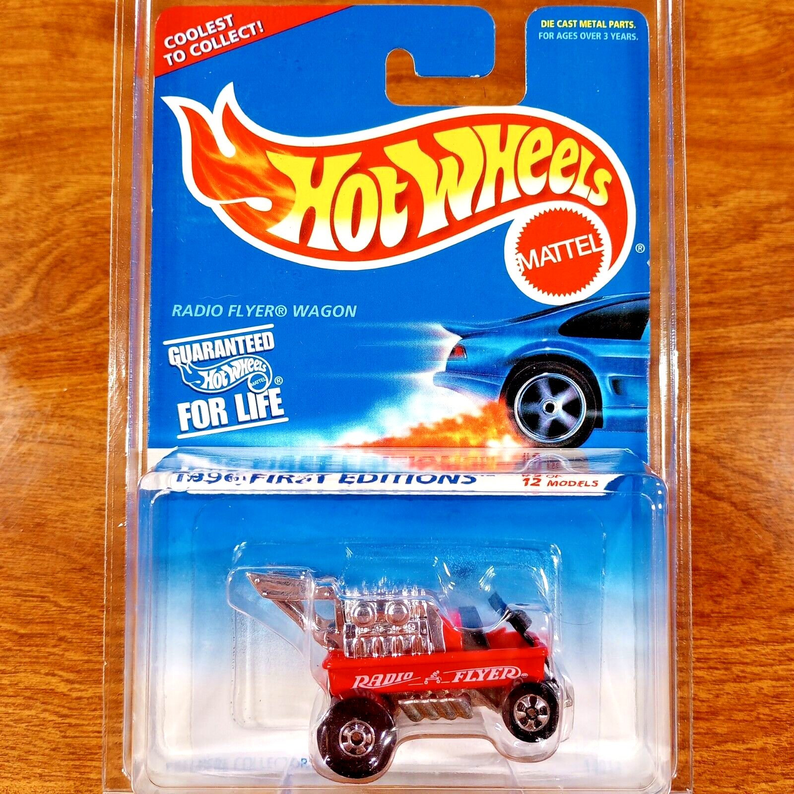 Hot Wheels Vintage Radio Flyer Wagon 1996 First Edition Red BW