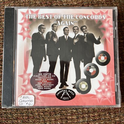 RARE DOO WOP CD - THE CONCORDS - ''THE BEST OF THE CONCORDS'' AGAIN