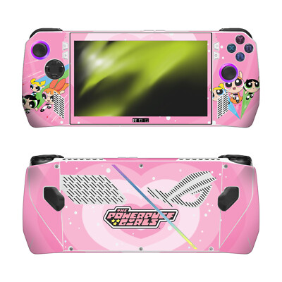 OFFICIAL THE POWERPUFF GIRLS GRAPHICS VINYL STICKER SKIN DECAL FOR ASUS ROG ALLY