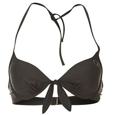 SIZE 30-38 B/C/D OCEAN PACIFIC BLACK BIKINI TOP UNDERWIRED PADDED NEXT DAY POST