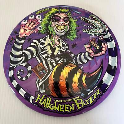 Discraft 2024 Halloween Beetlejuice Themed SuperColor ESP Buzzz 5/4/-1/1