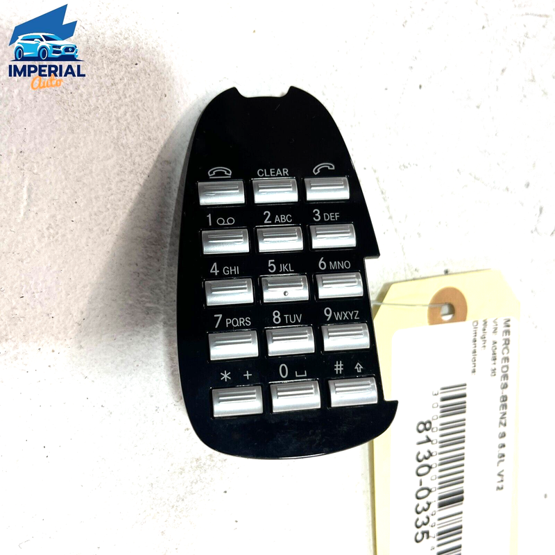Used 2007 Mercedes S600 W221 Center Console Phone Controller Control Panel Switch OEM