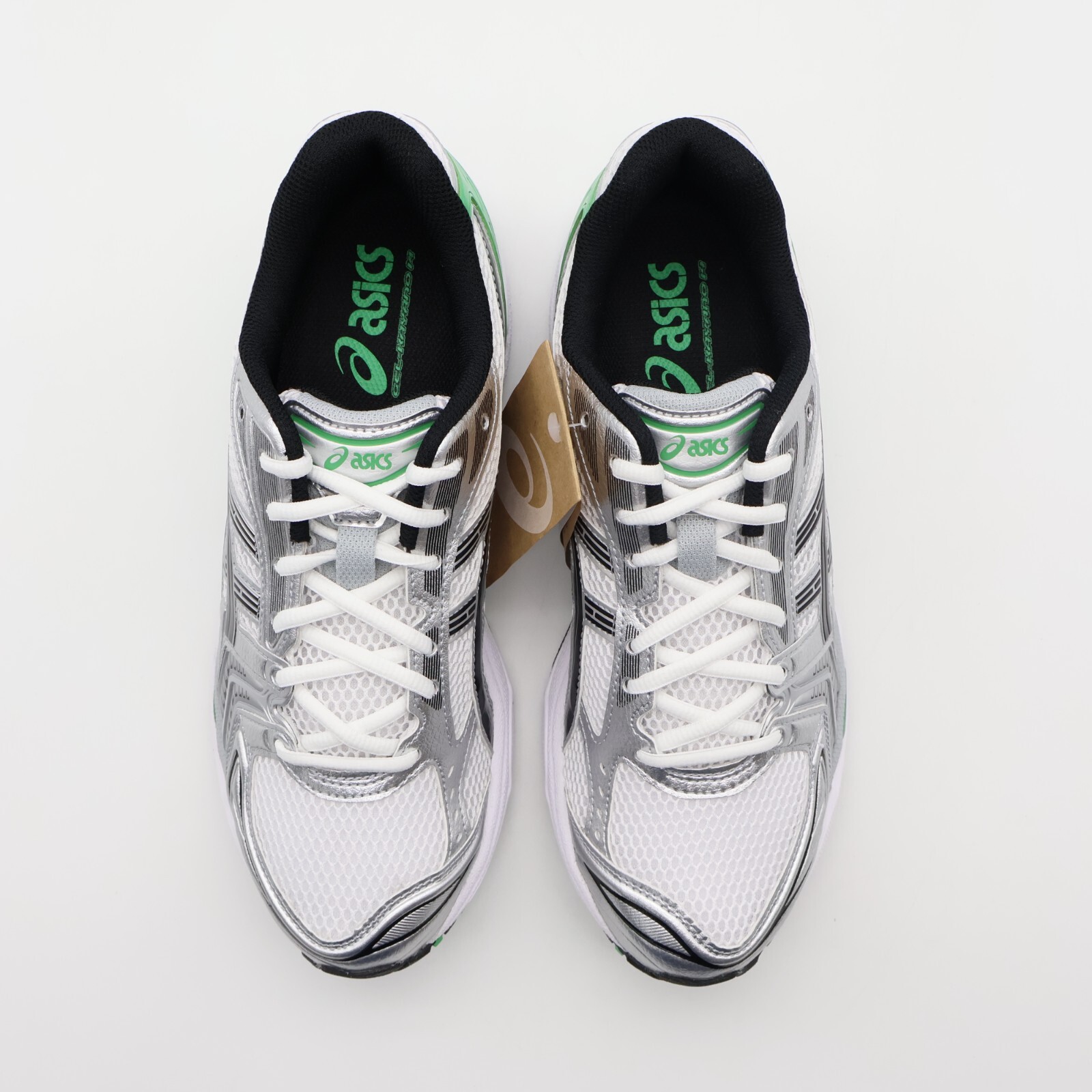 Pre-owned Asics 1201a019-110  Gel-kayano 14 White Malachite Green (men's)