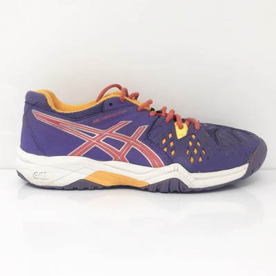 Asics Girls Gel Resolution 6 C500Y Синие кроссовки для бега Размер 3,5