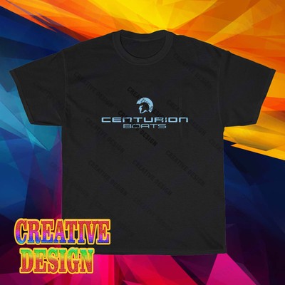 New Shirt Centurion Boats Logo Unisex Black T-Shirt Funny Size S to 5XL