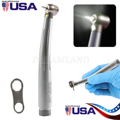 1-5 Dental LED Fiber E-generator High Speed Handpiece 2H / Rotor Turbine HNS