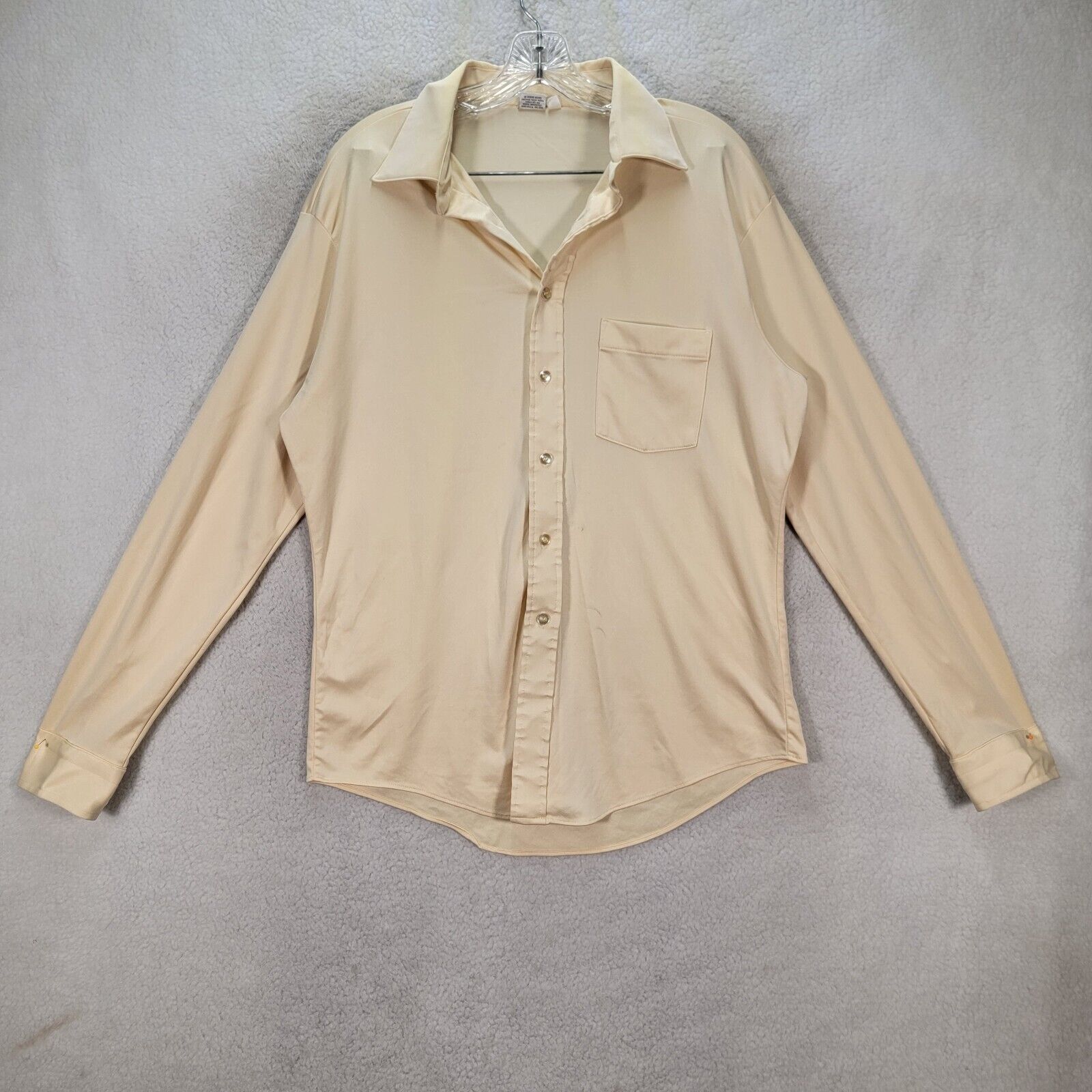 Vtg 70s Montgomery Ward Beige Sheer Lightweight Classic Vtg 70s Montgomery Ward Beige Sheer Lightweight Classic
