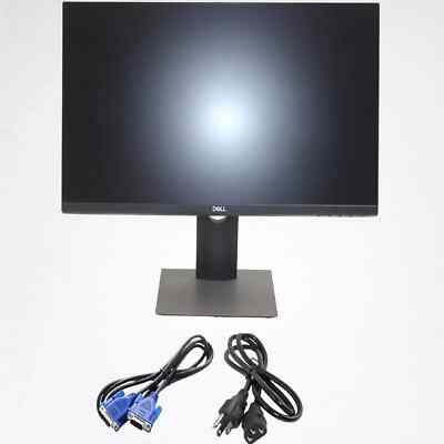 Dell P2419H Monitor Backlit Full HD (1080p) 1920x1080 HDMI VGA & DP Port W/Stand