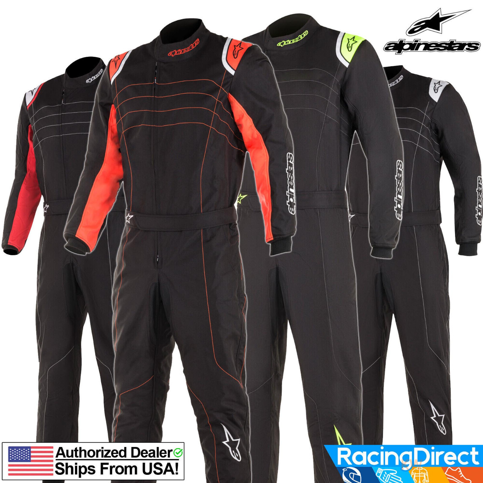 Alpinestars KMX-9 V2/V3 Karting Suit | CIK-FIA Rated | Youth