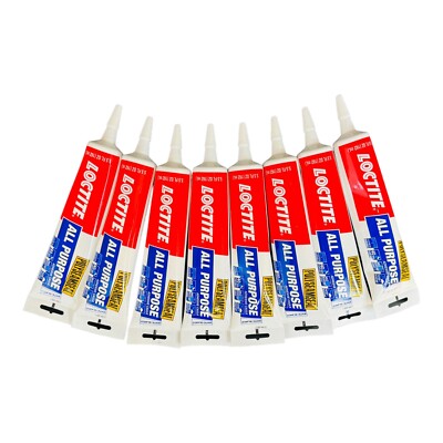 Loctite Polyseamseal All Purpose Adhesive Caulk White 5.5 oz each tube (8-Pack)