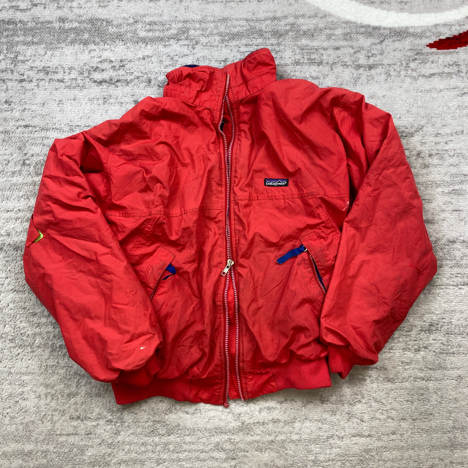 VTG Patagonia Puffball Fleece Jacket Medium Red Softshell VTG Patagonia Puffball Fleece Jacket Medium Red Softshell