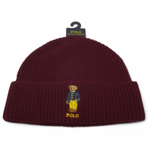 [PC0813-601] ВЗРОСЛАЯ ШАПОЧКА POLO RALPH LAUREN PREPPY BEAR BEANIE