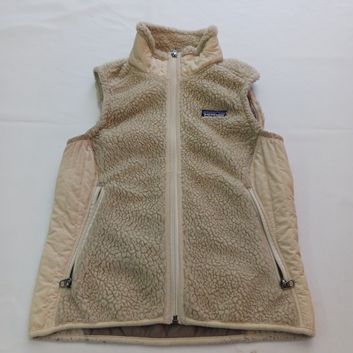 Patagonia 23080FA12 Women XS Tan/Beige Full Zip Pockets Retro-X Vest Sleeveless