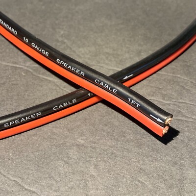 100 Feet 10 Gauge AWG Professional Car Audio Subwoofer Speaker Wire / Cable 10GA