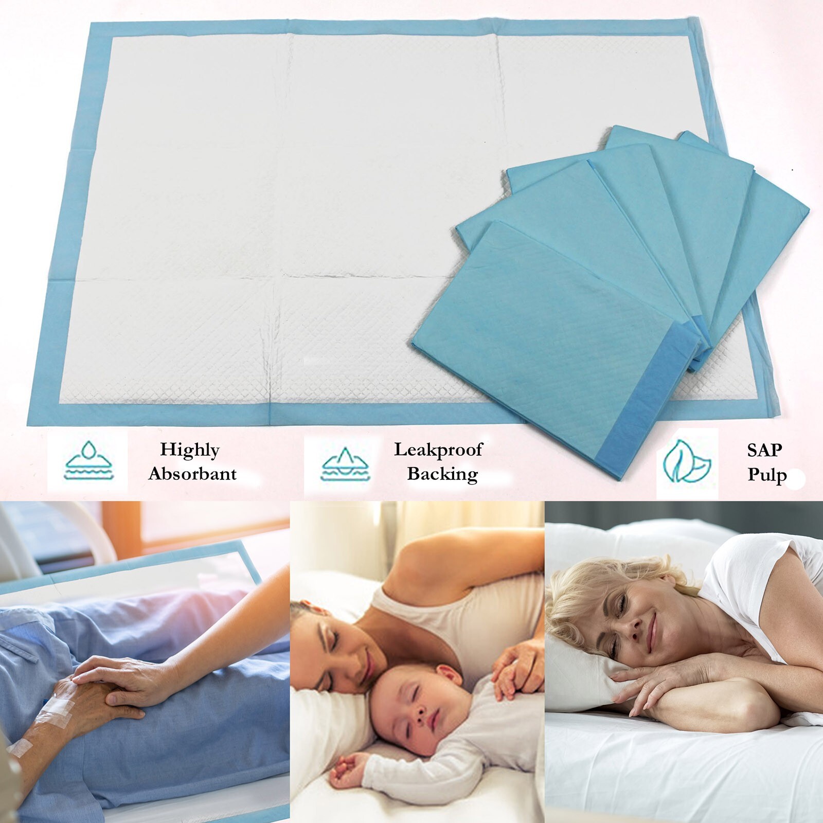 Chinese Dragon Waterproof Bed Pad 34"X52"Reusable Bed Underpads,Toddler