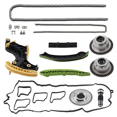 TIMING CHAIN KIT W/ CAMSHAFT CAM GEARS  FOR MERCEDES C-CLASS 204 W212 1.8 CGI
