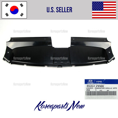 New Fit For Hyundai Veloster 2013-2017 Radiator Upper Grille Cover Shield Panel