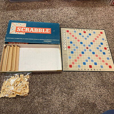 Original 1954 J W Spears Scrabble Vintage Board Game, 100% complete