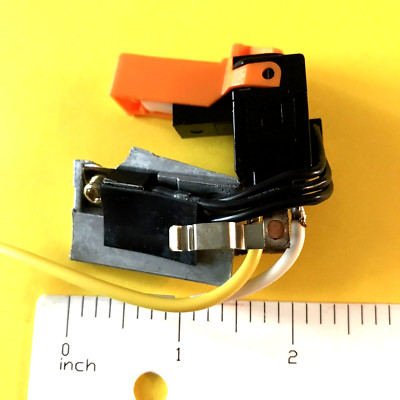 RYOBI # 6550401 DRILL TRIGGER SWITCH FOR #BD1025 CORDLESS DRILL- SHIPS FREE