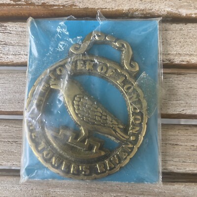 The Towers Raven Tower of London Medallion Jeff Lewin Original Brasses Souvenir