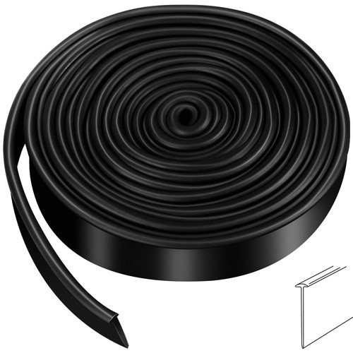 Treela 108 Inch Shower Door Bottom Seal Strip, 2.75 m/ 108 inches, Black