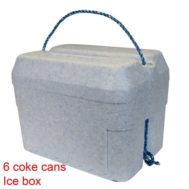 4L Polystyrene styrofoam padded foam cooler ice picnic box icebox