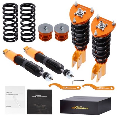 24 Click Dampening Adjustable Suspension Coilovers Struts Kit For Scion xB 04-07