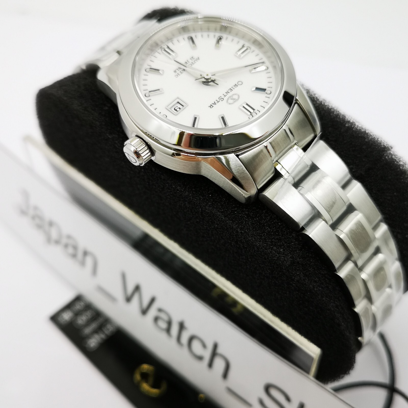 Pre-owned Orient Star Standard Wz0391nr White Silver Automatic Women's Watch In Box