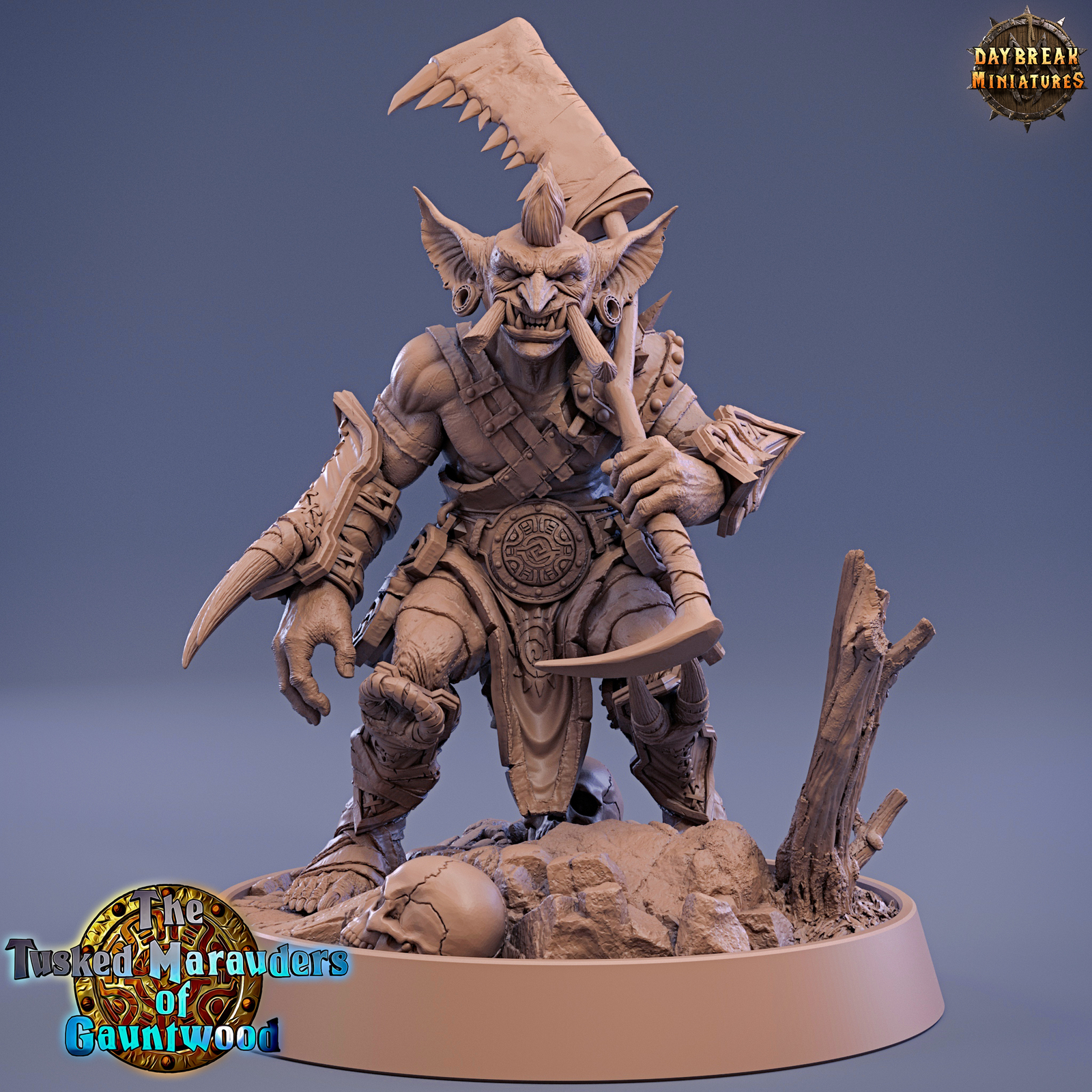 Goblin Ugnar, D&D Role Play Wargames Fantasy Warrior Goblin Fighter Miniature