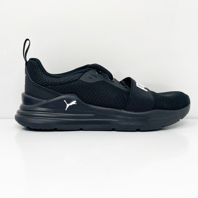 Кроссовки для бега Puma Boys Wired Run 374216-01 Черные кроссовки размер 1C