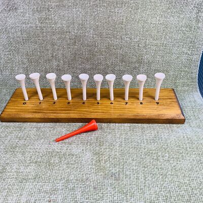 Vintage Handmade Wood Game