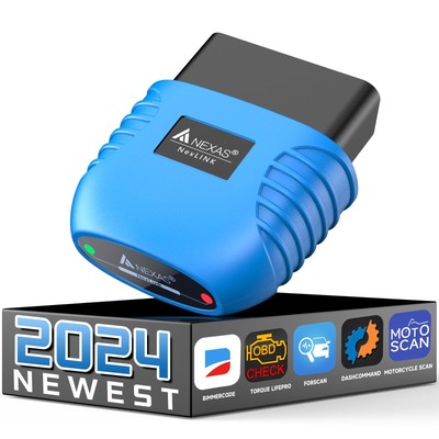 NEXAS NexLink OBD2 Scanner Bluetooth 5.0Wireless Compatible with Third-Party ...