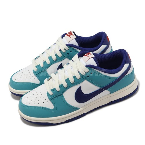 Nike Wmns Dunk Low Teal Nebula Deep Royal Женские повседневные кроссовки FQ6870-141