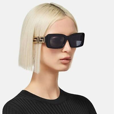 Pre-owned Versace Sunglasses Mod.4444-u Gb1/87 Authentic In Black
