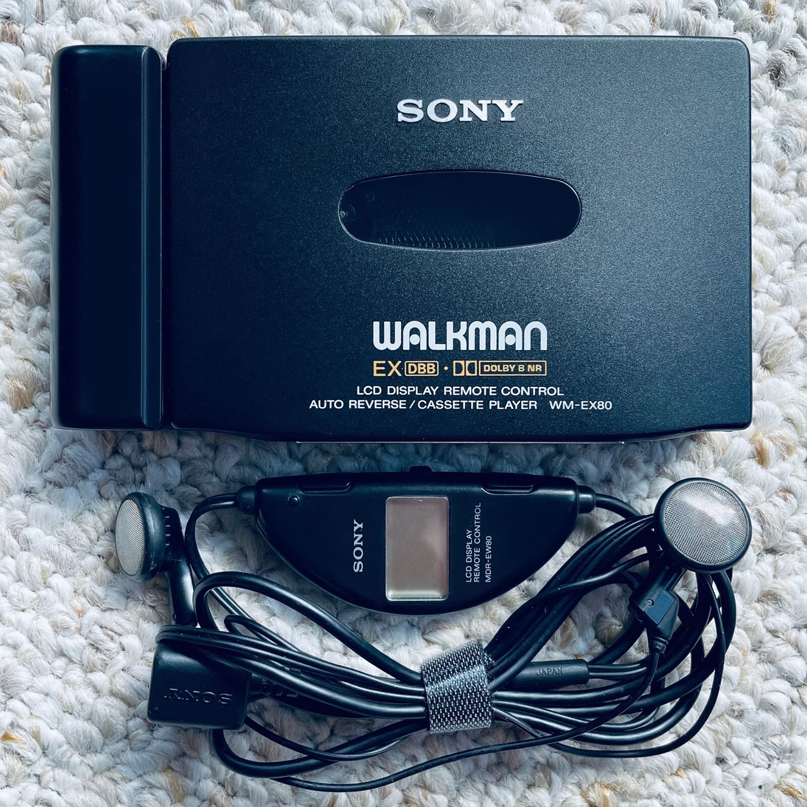Sony WM-EX80 Walkman Cassette Player, Awesome Black ! For Sony WM-EX80 Walkman Cassette Player, Awesome Black ! For