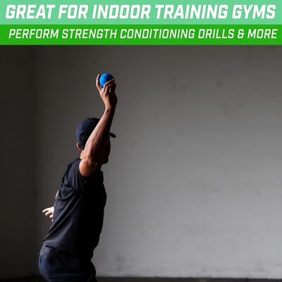 GoSports Plyometric Weighted Balls for Baseball & Softball Training - 6 Pack