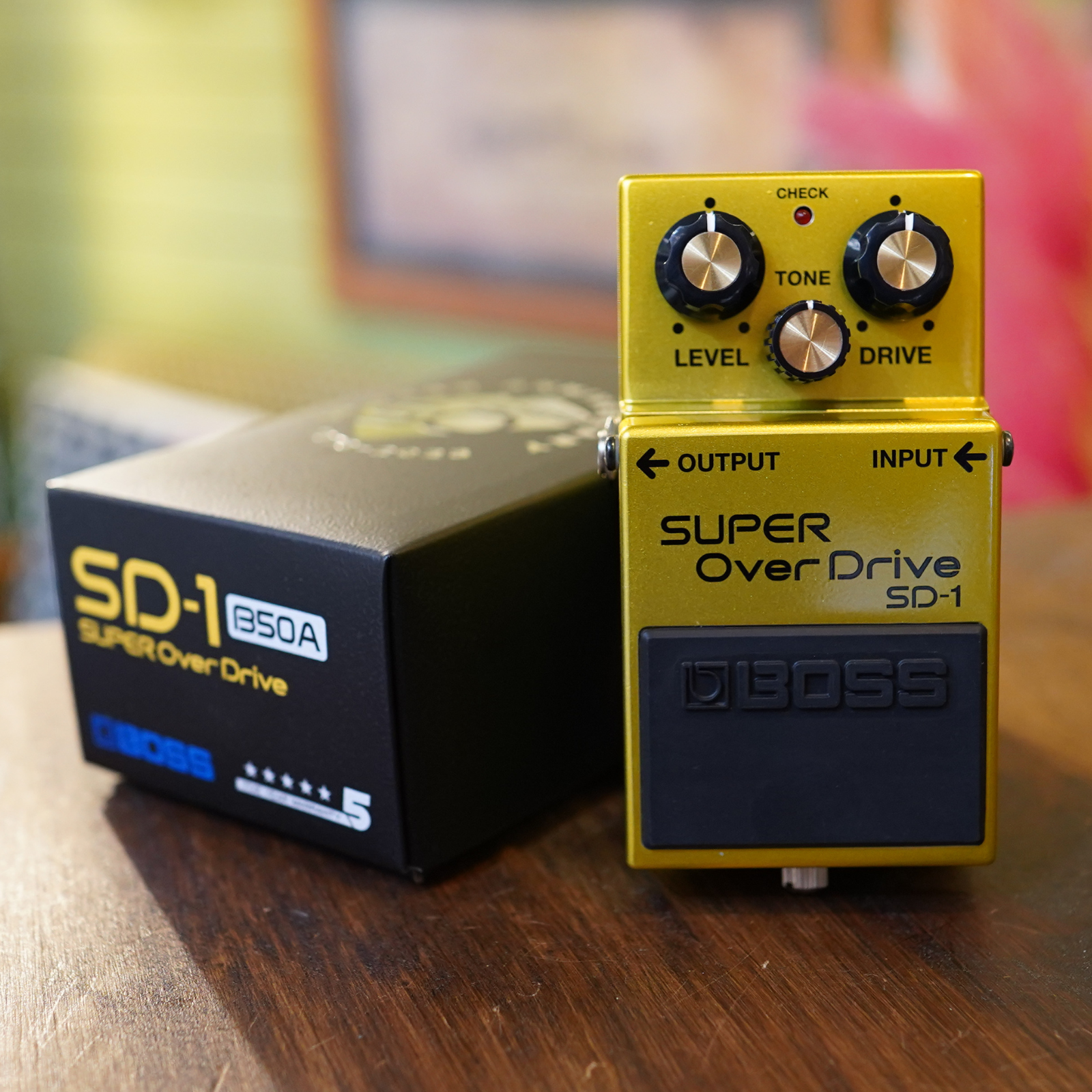 BOSS SD-1-B50A SUPER OverDrive Guitar Effects Pedal 50th BOSS SD-1-B50A SUPER OverDrive Guitar Effects Pedal 50th