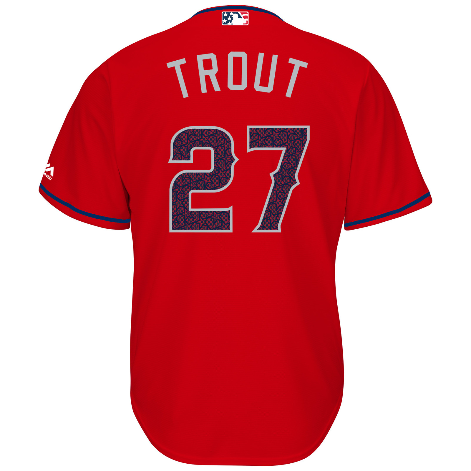 mike trout 4th of july jersey