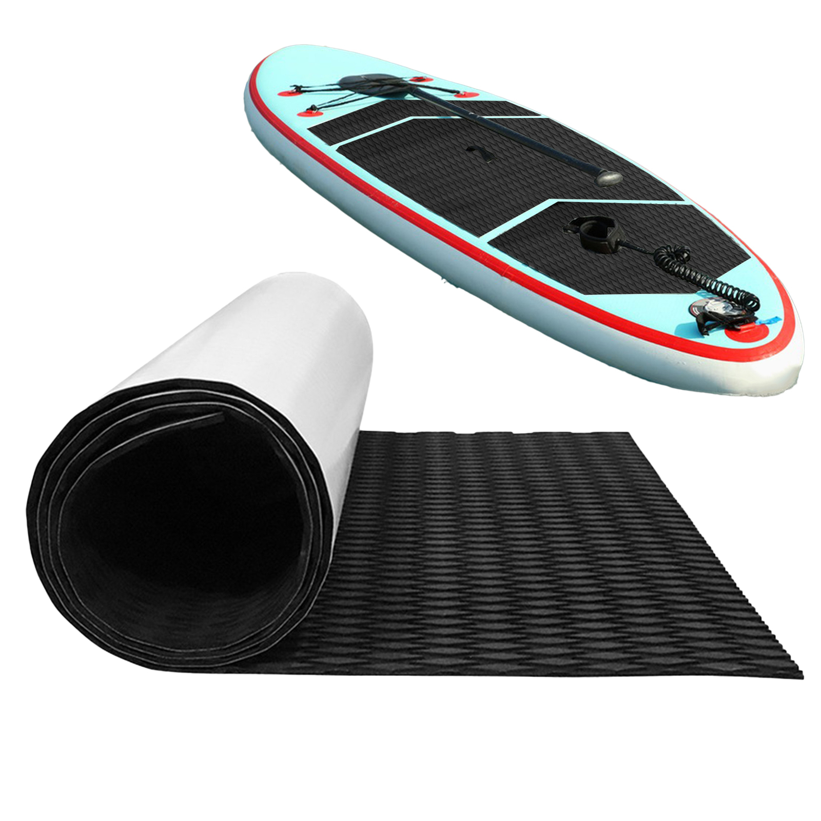 Boat Flooring EVA Foam Boat Decking Non-Slip Surfboard Traction Pad 120x30cm