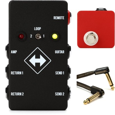 JHS Switchback A/B Effects Loop Switcher with Red Remote