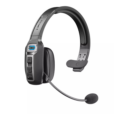 Bluetooth 5.2 Wireless Headset + Microphone AI Noise Cancelling For Trucker US