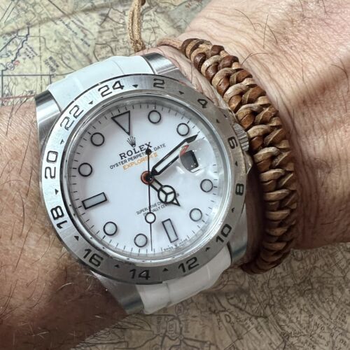 Rolex explorer rubber shop strap
